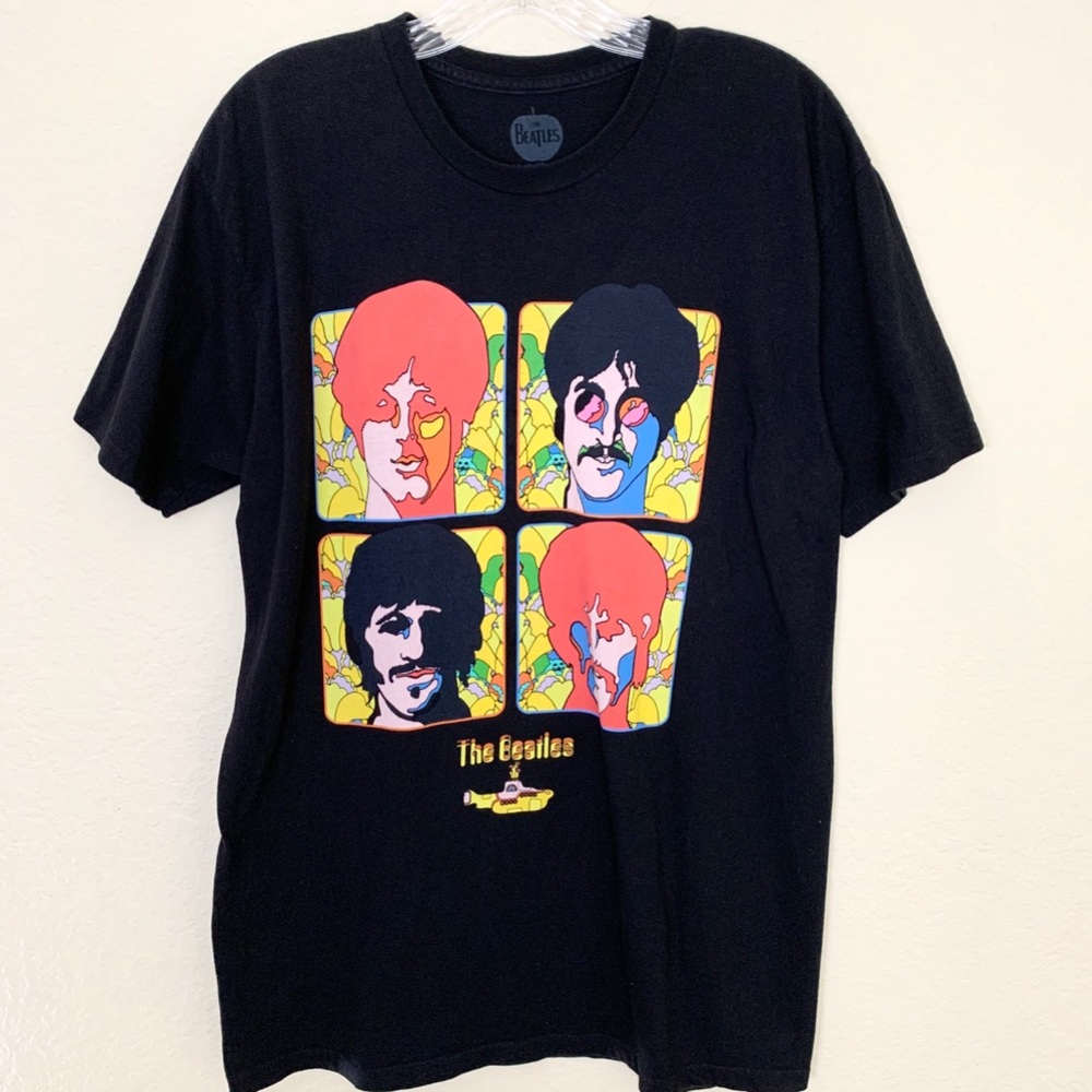 Beatles Black Graphic Tee